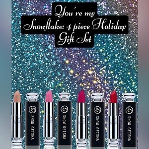 NWT Snow Geisha Skincare ‘You’re My Snowflake’ 4 Piece Holiday Gift Set